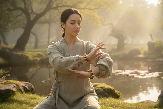 Tai Chi with Cat's Eye Bracelet