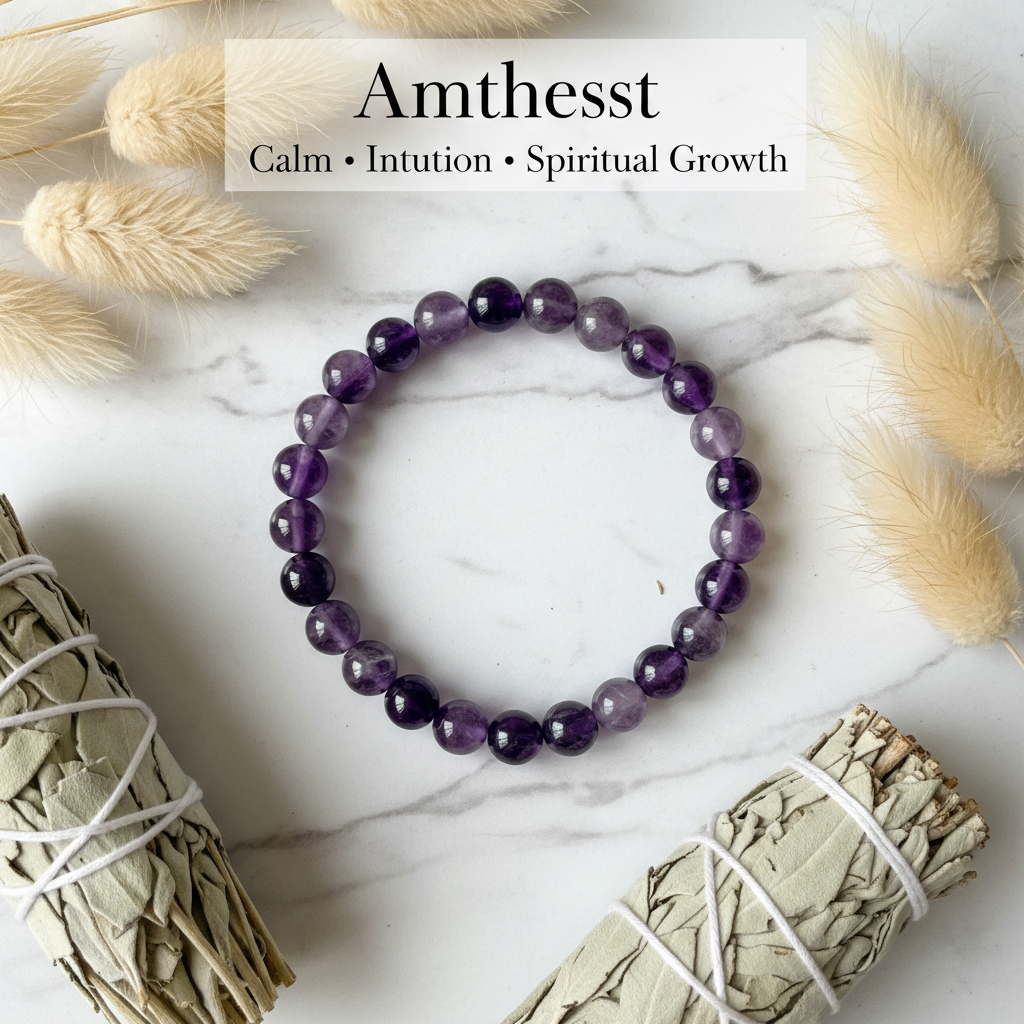 Amethyst Crystal Bracelet