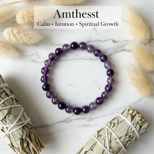 Amethyst Crystal Bracelet