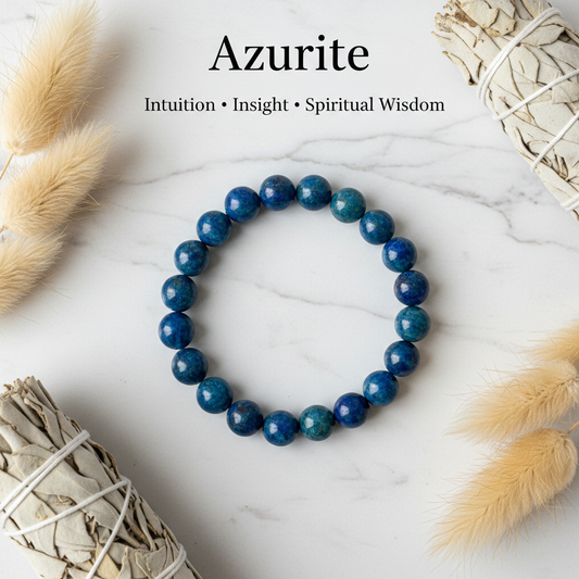 Azurite Crystal Bracelet
