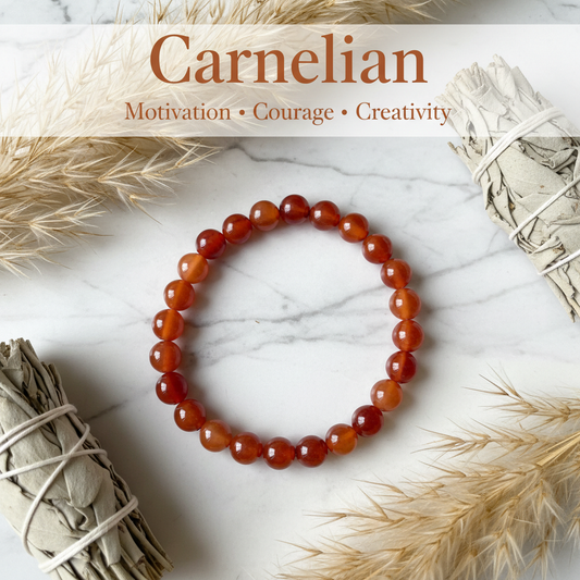 Carnelian Crystal Bracelet