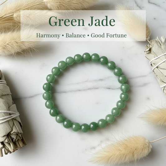 Green Jade Single Bracelet