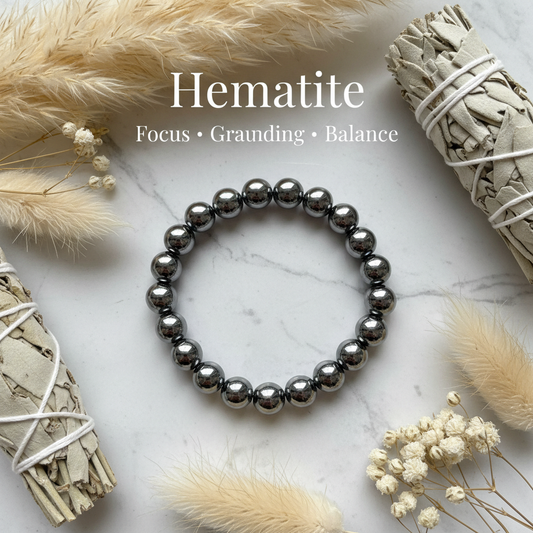 Hematite Crystal Bracelet