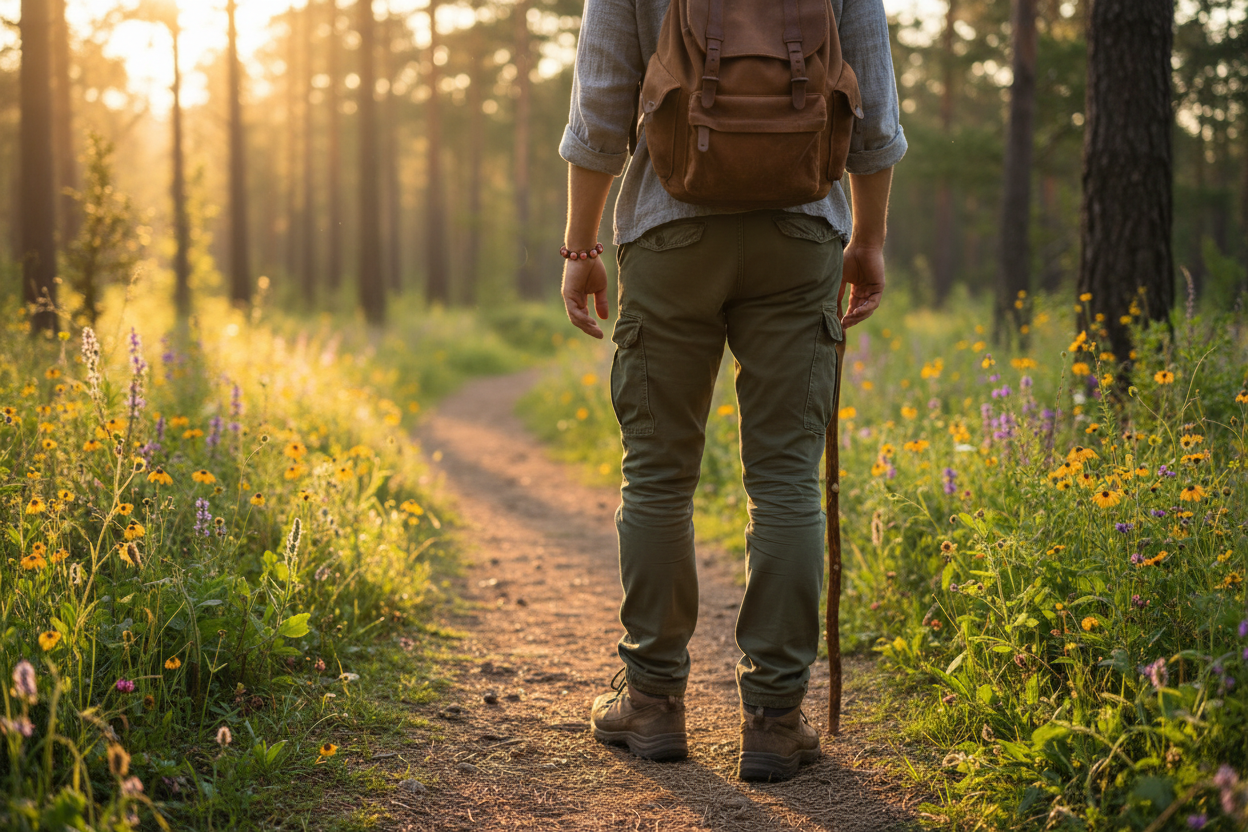 Hiking with Red Jasper Bracelet