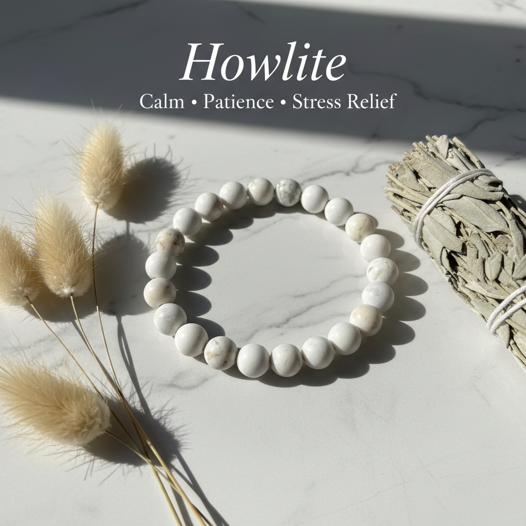 Howlite Crystal Bracelet