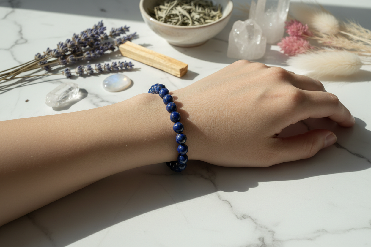 Lapis Lazuli Bracelet Lifestyle