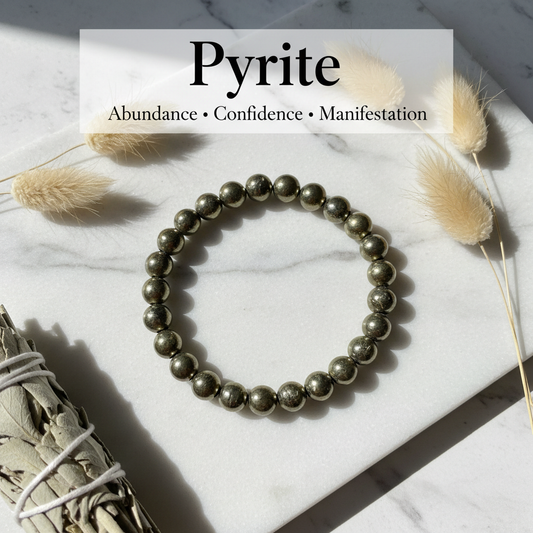 Pyrite Crystal Bracelet
