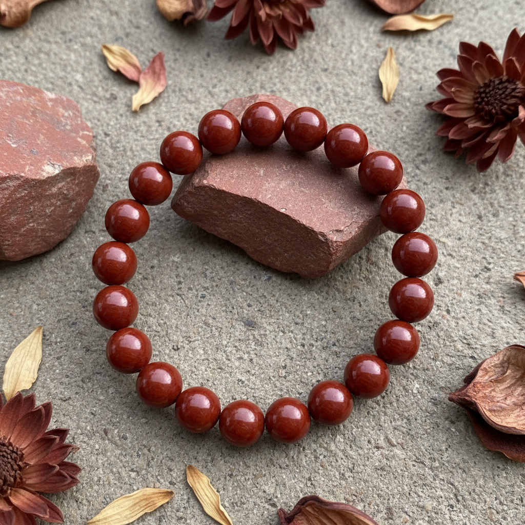 Red Jasper Flat Lay