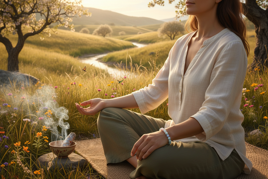 Relaxing with Opal Bracelet