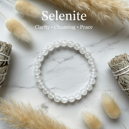 Selenite Crystal Bracelet