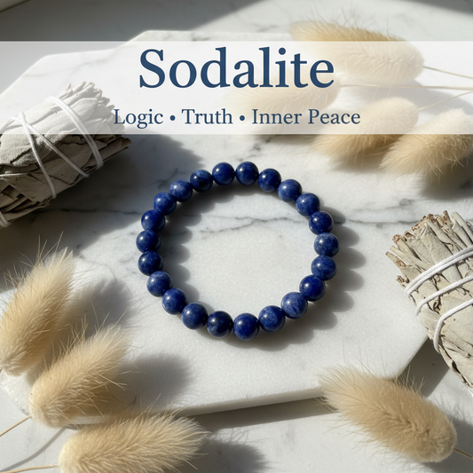 Sodalite Crystal Bracelet