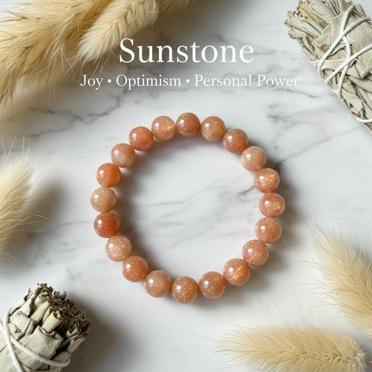 Sunstone Crystal Bracelet